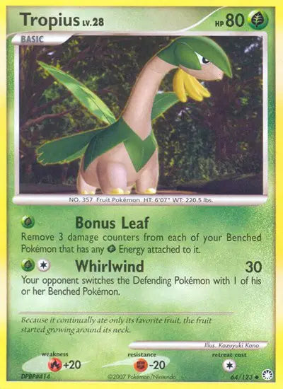 Tropius - 64/123 - Mysterious Treasures