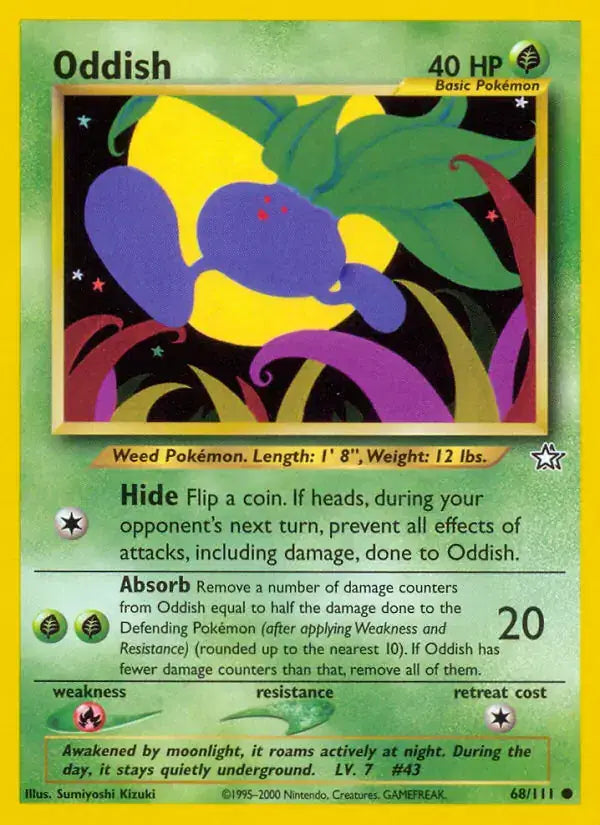 Oddish - 68/111 - Neo Genesis