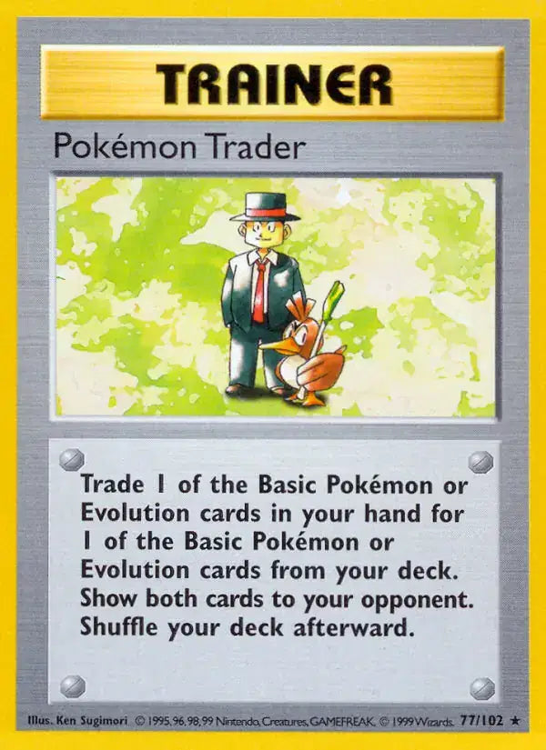Pokemon Trader - 77/102 - Shadowless - Base Set