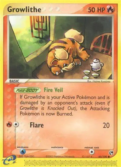 Growlithe - 65/100 - Sandstorm