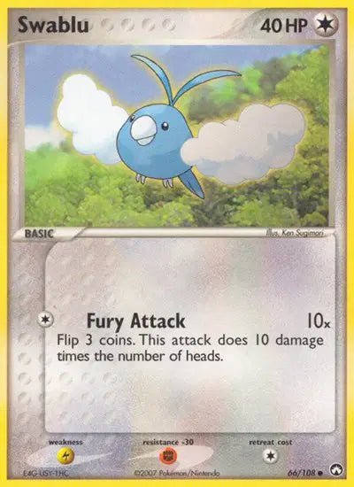 Swablu - 66/108 - Ex Power Keepers