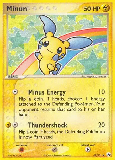 Minun - 67/101 - EX Hidden Legends