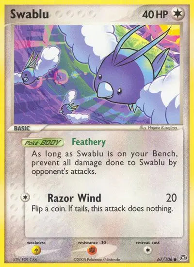 Swablu - 67/106 - EX Emerald