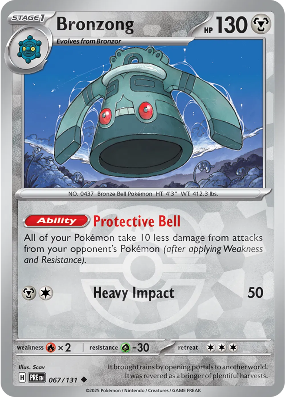 Bronzong - 067/131 - Prismatic Evolutions