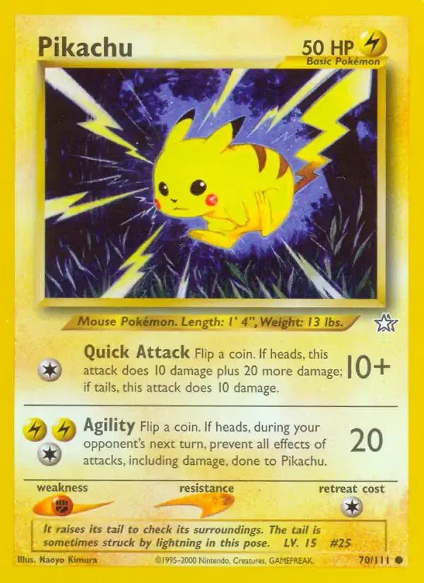 Pikachu - 70/111 - Neo Genesis