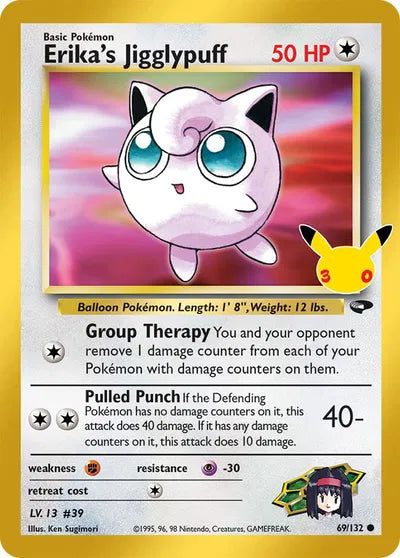 Erika's Jigglypuff - 69/132 - 30th Celebration - Classic Collection
