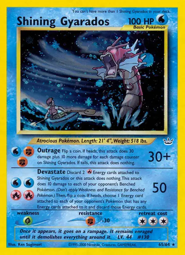 Shining Gyarados - 65/64 - Neo Revelation