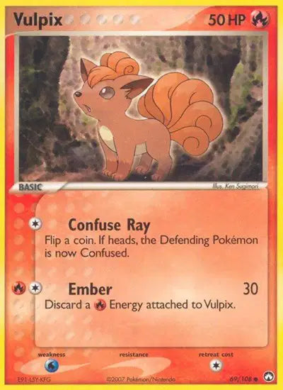 Vulpix - 69/108 - Ex Power Keepers