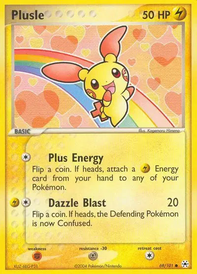 Plusle - 69/101 - EX Hidden Legends