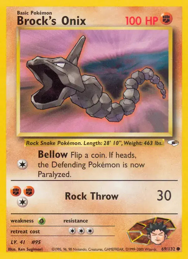 Brock's Onix - 69/132 - Gym Heroes