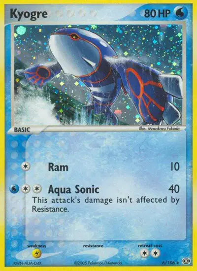 Kyogre - 6/106 - EX Emerald
