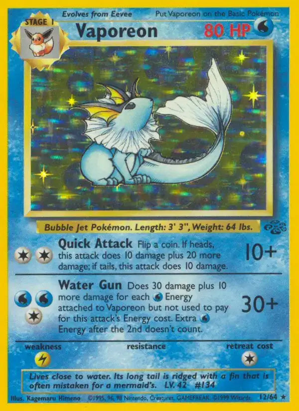 Vaporeon - 12/64 - Jungle