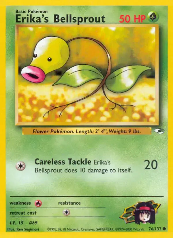 Erika's Bellsprout - 76/132 - Gym Heroes