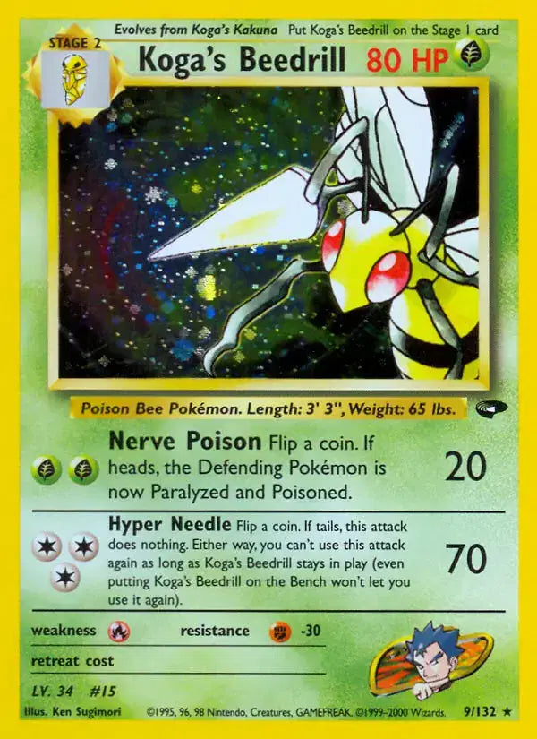 Koga's Beedrill - 9/132 - Gym Challenge