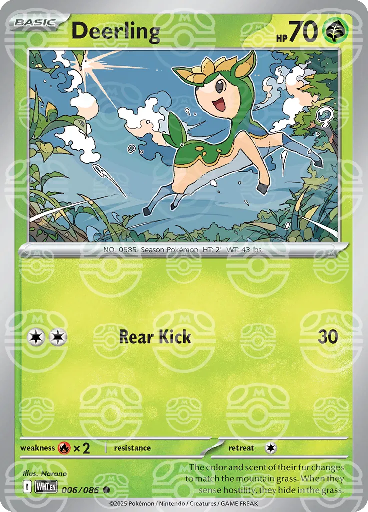 Deerling - 006/086 - White Flare
