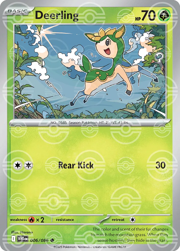 Deerling - 006/086 - White Flare