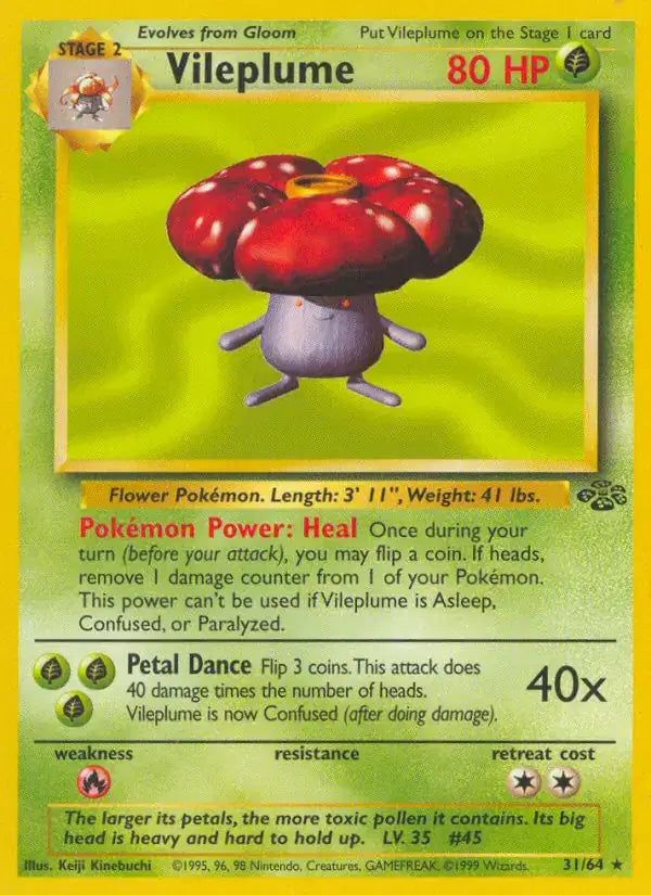 Vileplume - 31/64 - Jungle