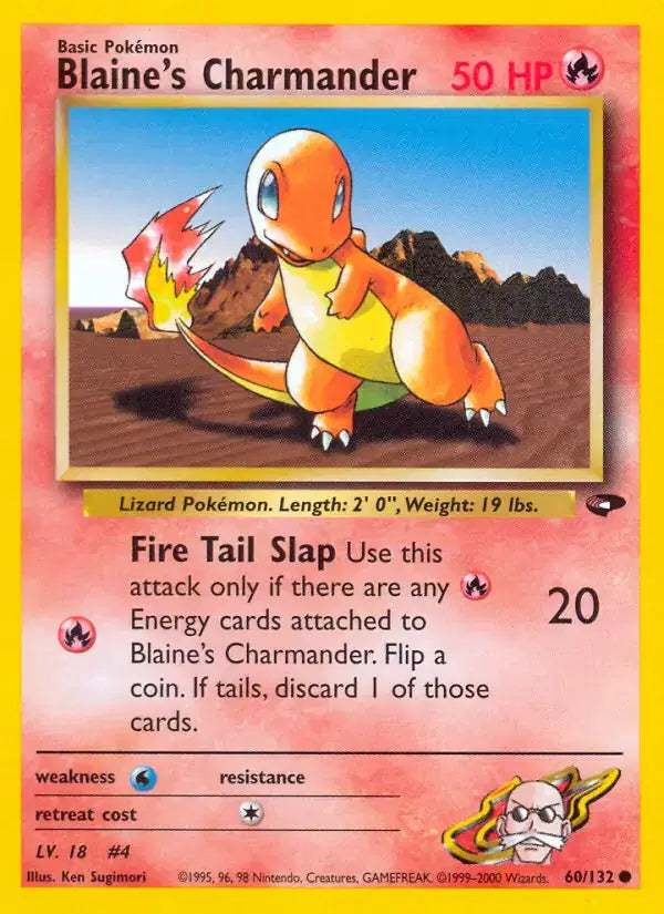 Blaine's Charmander - 60/132 - Gym Challenge