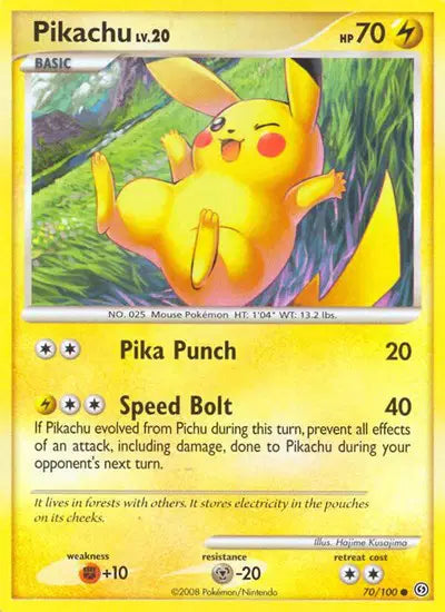 Pikachu - 70/100 - StormFront