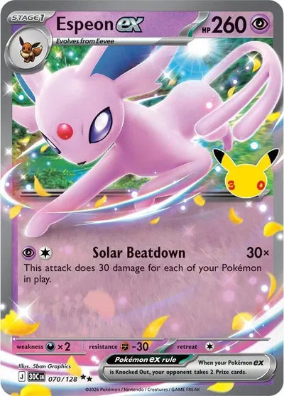 Espeon ex - 070 - 30th Celebration