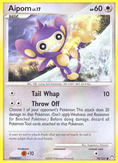Aipom - 70/123 - Mysterious Treasures