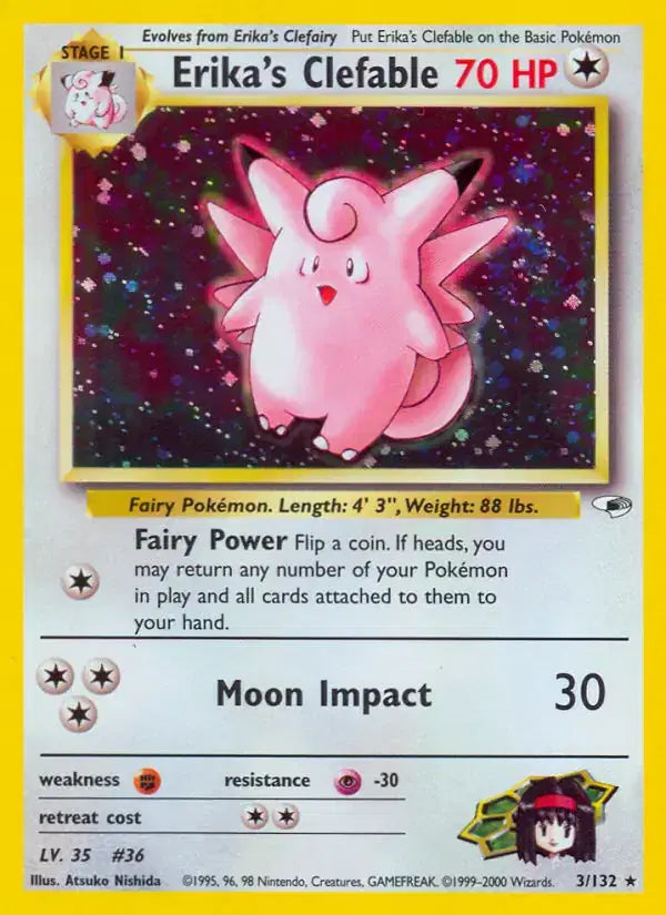Erika's Clefable - 3/132 - Gym Heroes