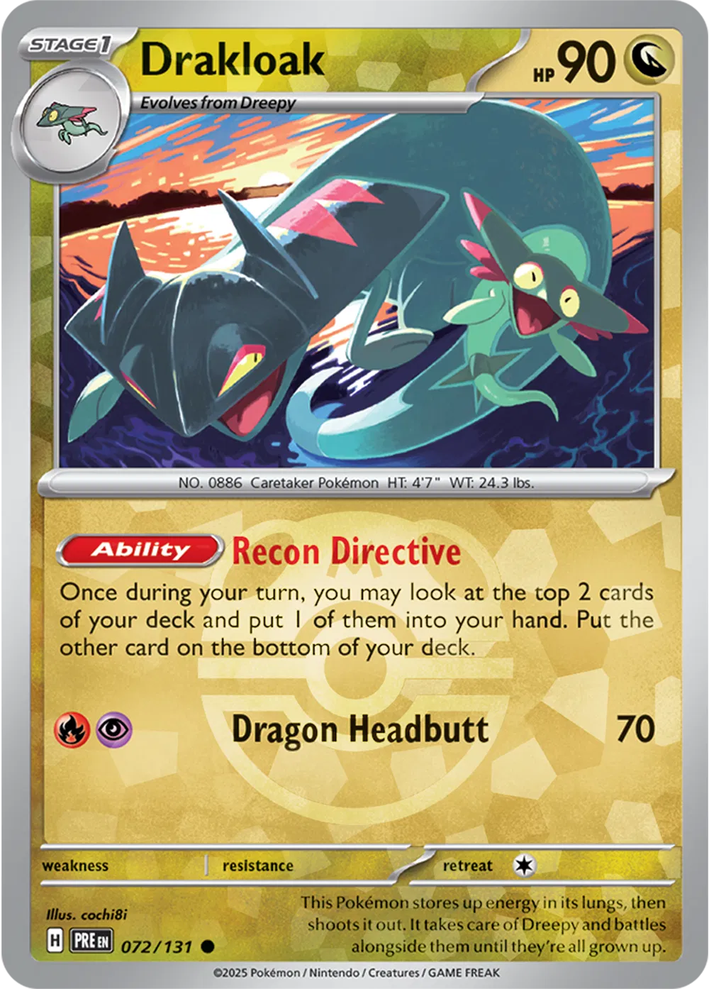 Drakloak - 072/131 - Prismatic Evolutions