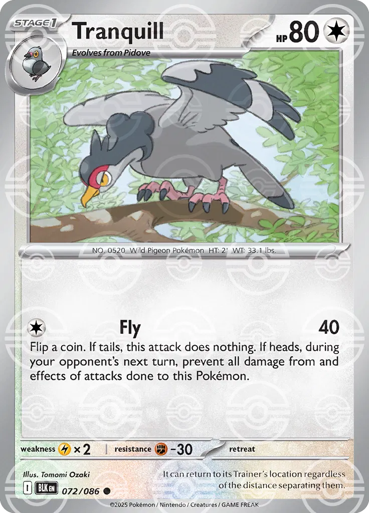 Tranquill - 072/086 - Black Bolt