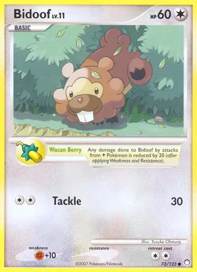 Bidoof - 73/123 - Mysterious Treasures