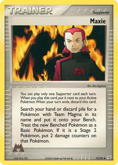 Maxie - 73/95 - Ex Team Magma vs Team Aqua