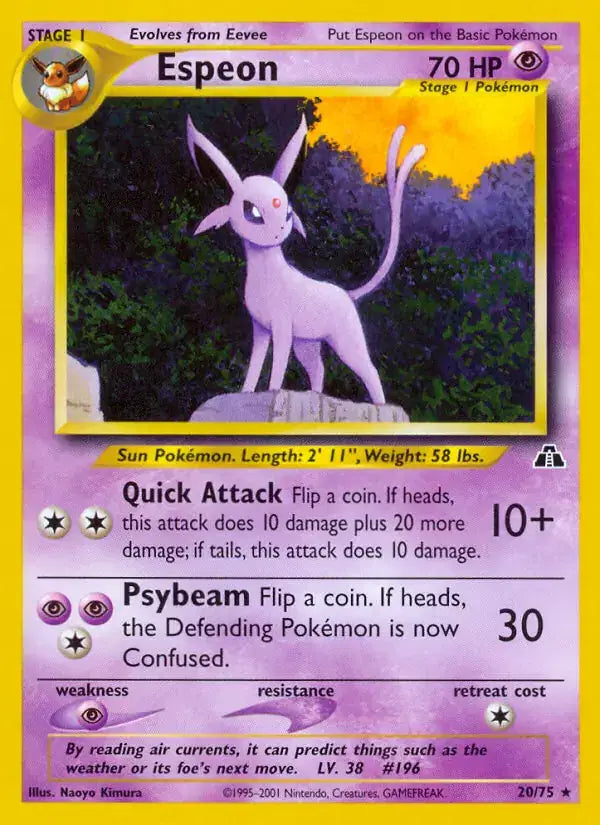 Espeon - 20/75 - Neo Discovery
