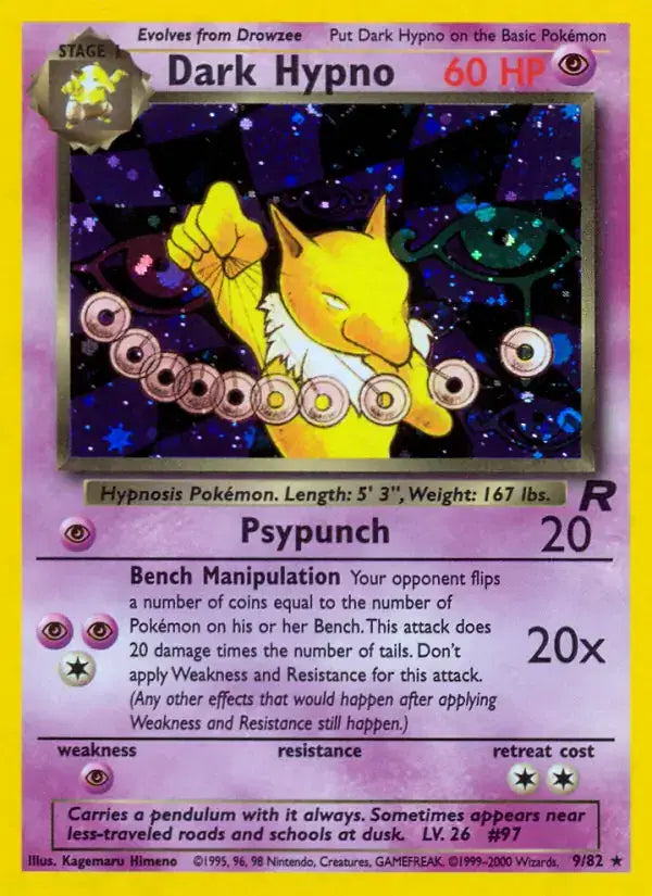 Dark Hypno - 9/82 - Team Rocket