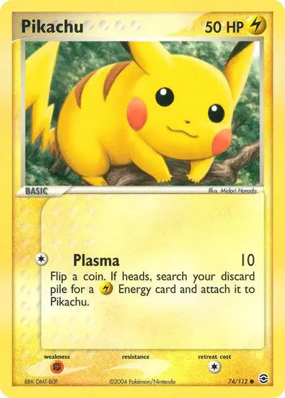 Pikachu - 74/112 - Ex FireRed & LeafGreen