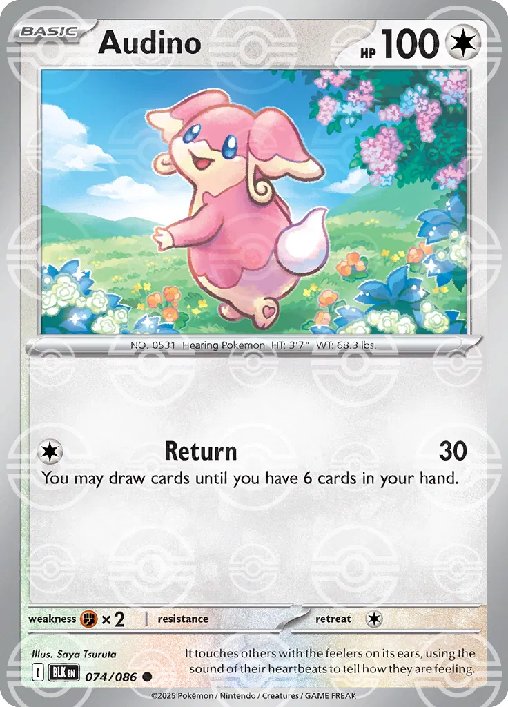 Audino - 074/086 - Black Bolt