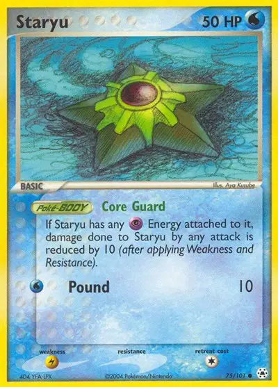 Staryu - 75/101 - EX Hidden Legends