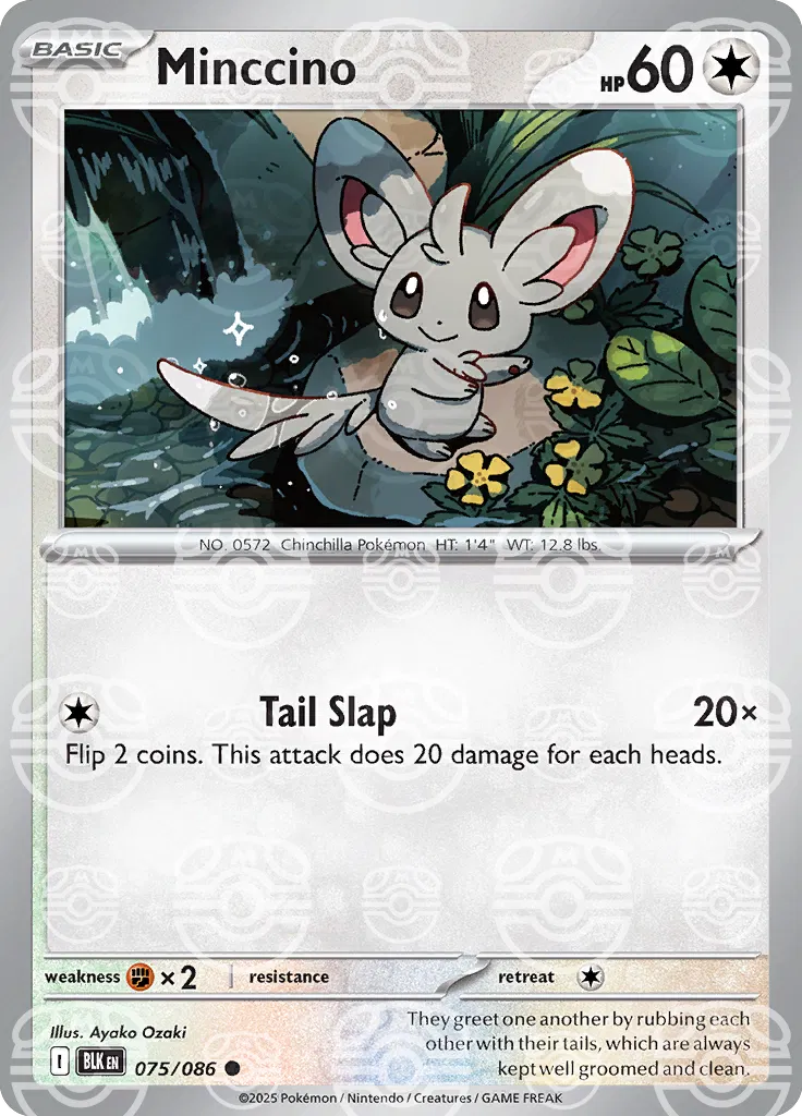 Minccino - 075/086 - Black Bolt