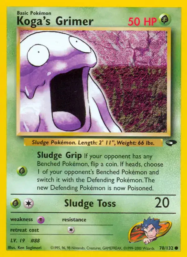 Koga's Grimer - 78/132 - Gym Challenge