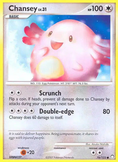 Chansey - 76/123 - Mysterious Treasures