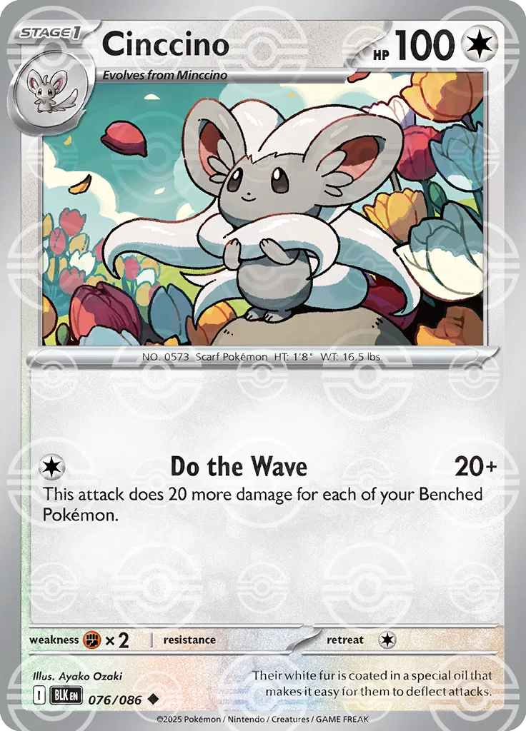 Cinccino - 076/086 - Black Bolt