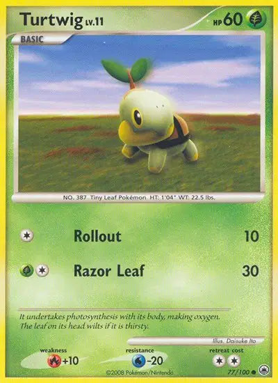 Turtwig - 77/100 - Majestic Dawn