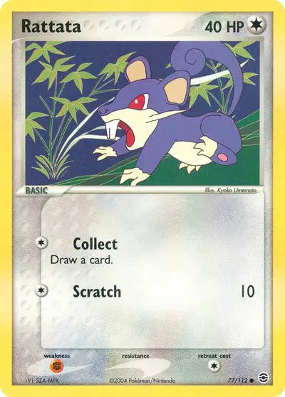 Rattata - 77/112 - Ex FireRed & LeafGreen