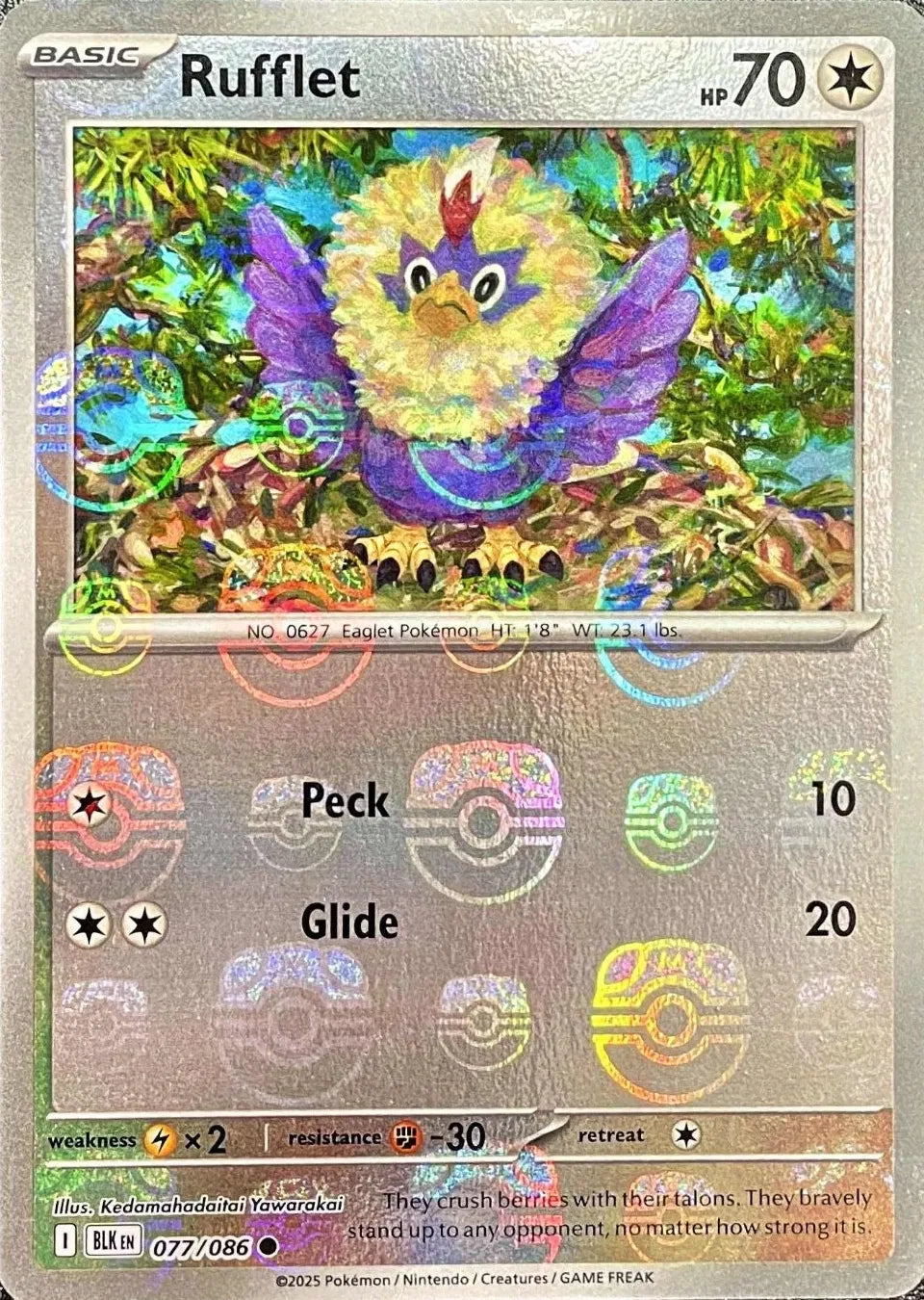 Rufflet - 077/086 - Black Bolt