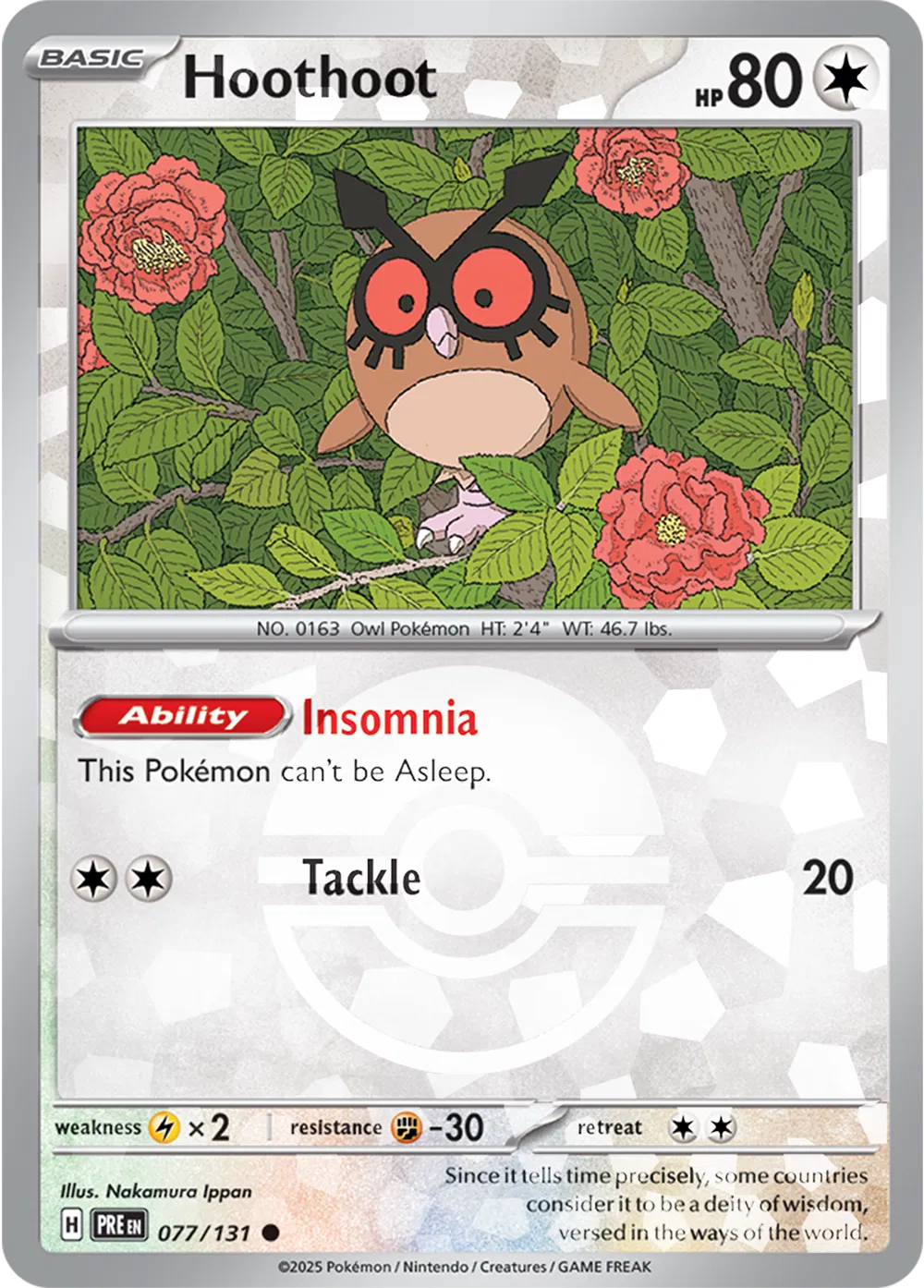 Hoothoot - 077/131 - Prismatic Evolutions