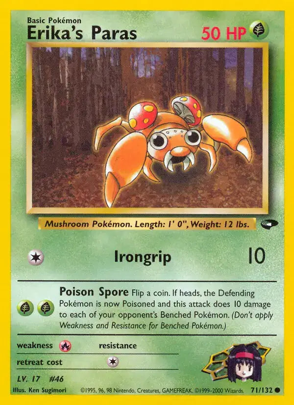 Erika's Paras - 71/132 - Gym Challenge