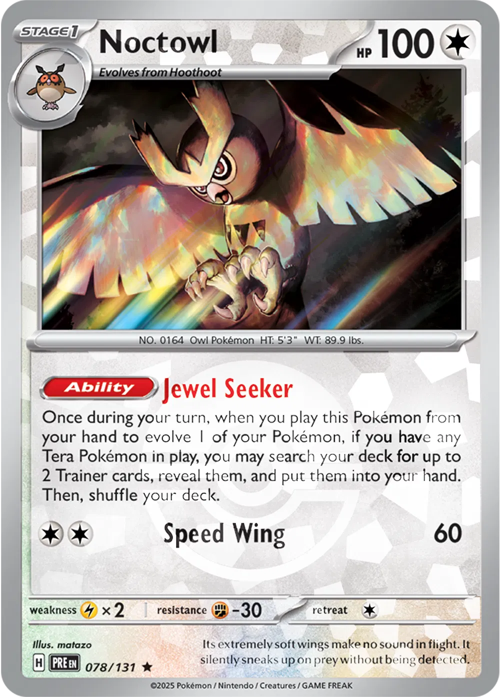 Noctowl - 078/131 - Prismatic Evolutions