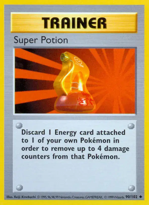Super Potion - 90/102 - Shadowless - Base Set