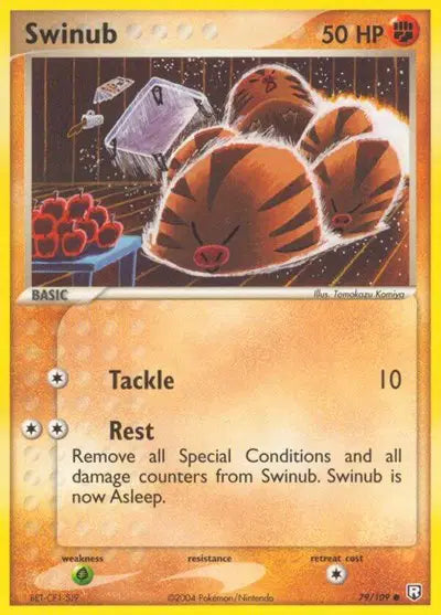 Swinub - 79/109 - EX Team Rocket Returns