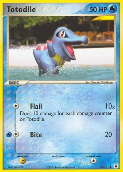Totodile - 79/101 - EX Hidden Legends