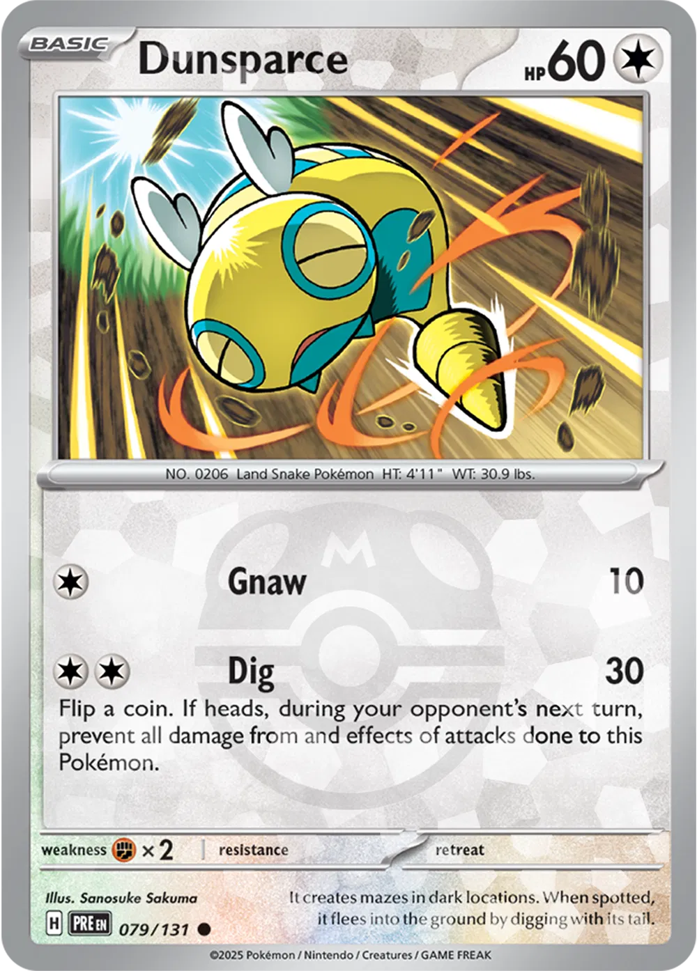 Dunsparce - 079/131 - Prismatic Evolutions