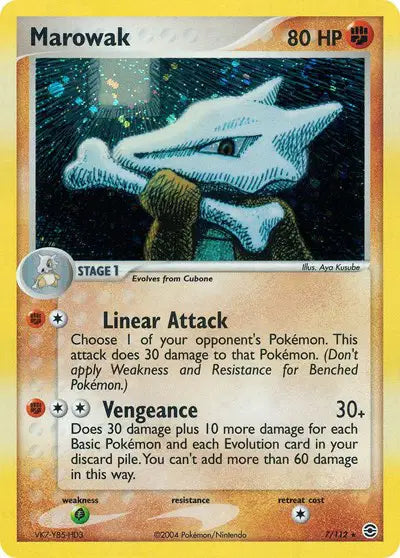 Marowak - 7/112 - Ex FireRed & LeafGreen